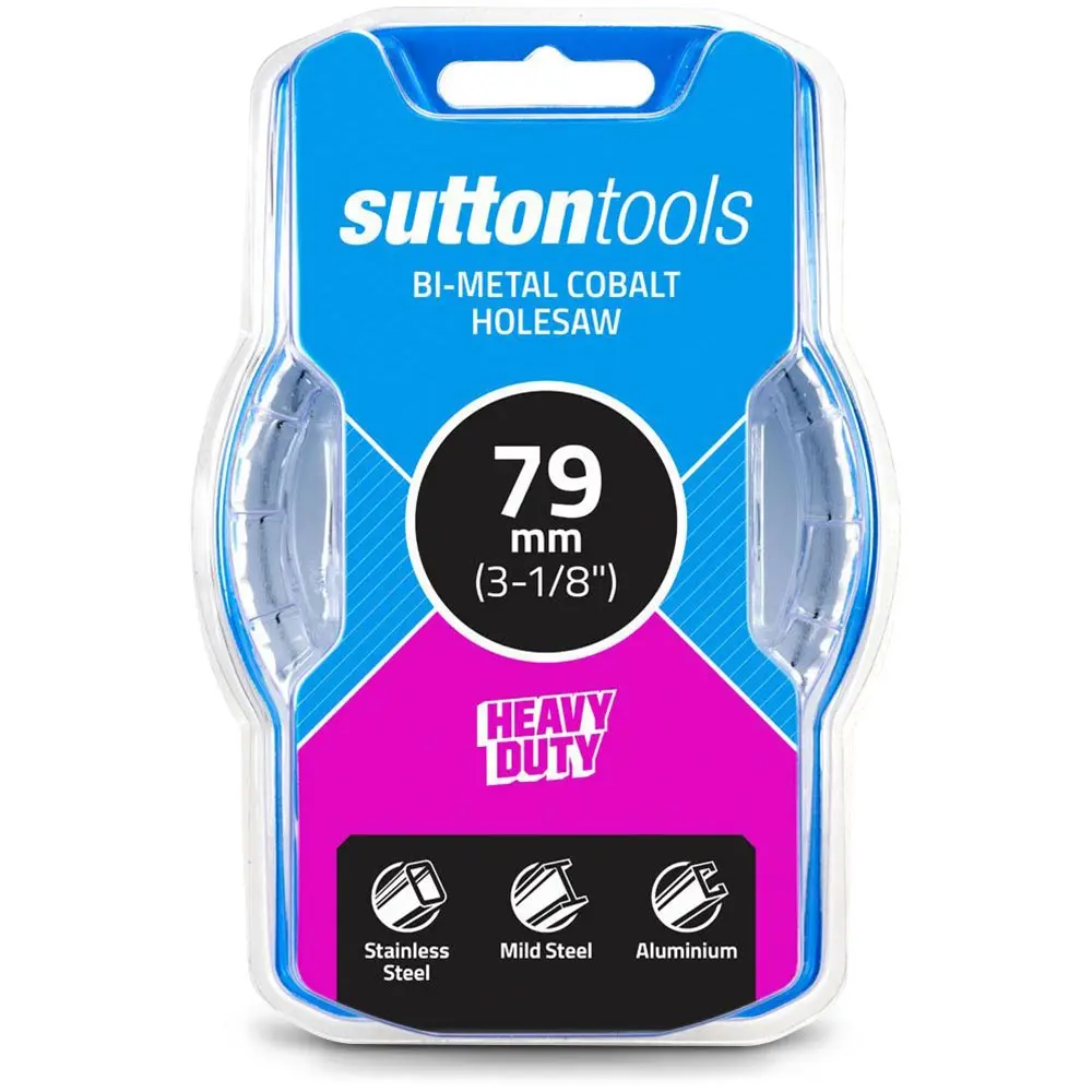 SUTTON 79mm (3.1/8inch) Bi-Metal Cobalt Holesaw