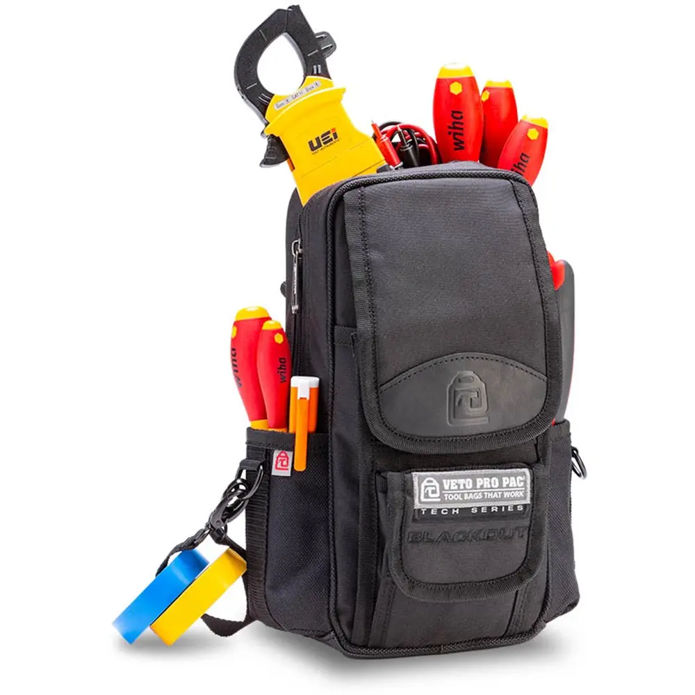 VETO 10 Pocket MB2 Blackout Meter Bag VETOMB2BLACKOUT