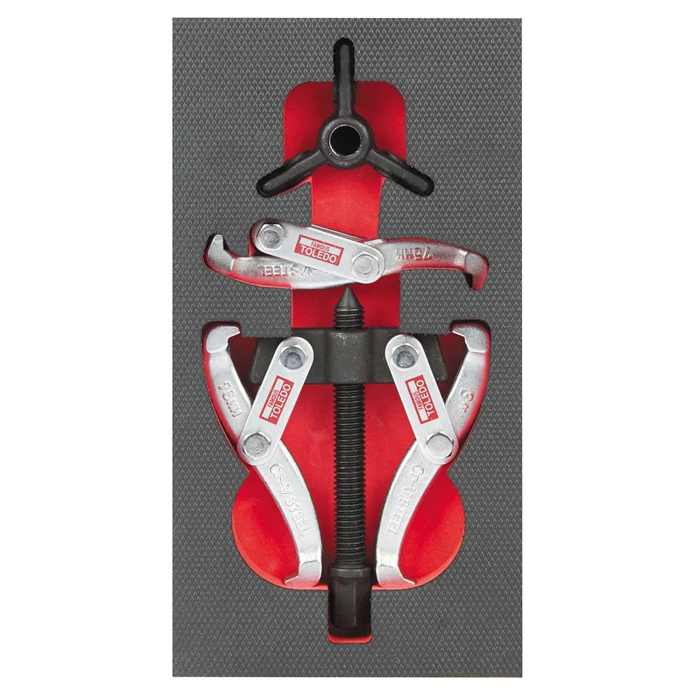 TOLEDO 75mm Twin & Triple Leg Mechanical Puller Set 224030