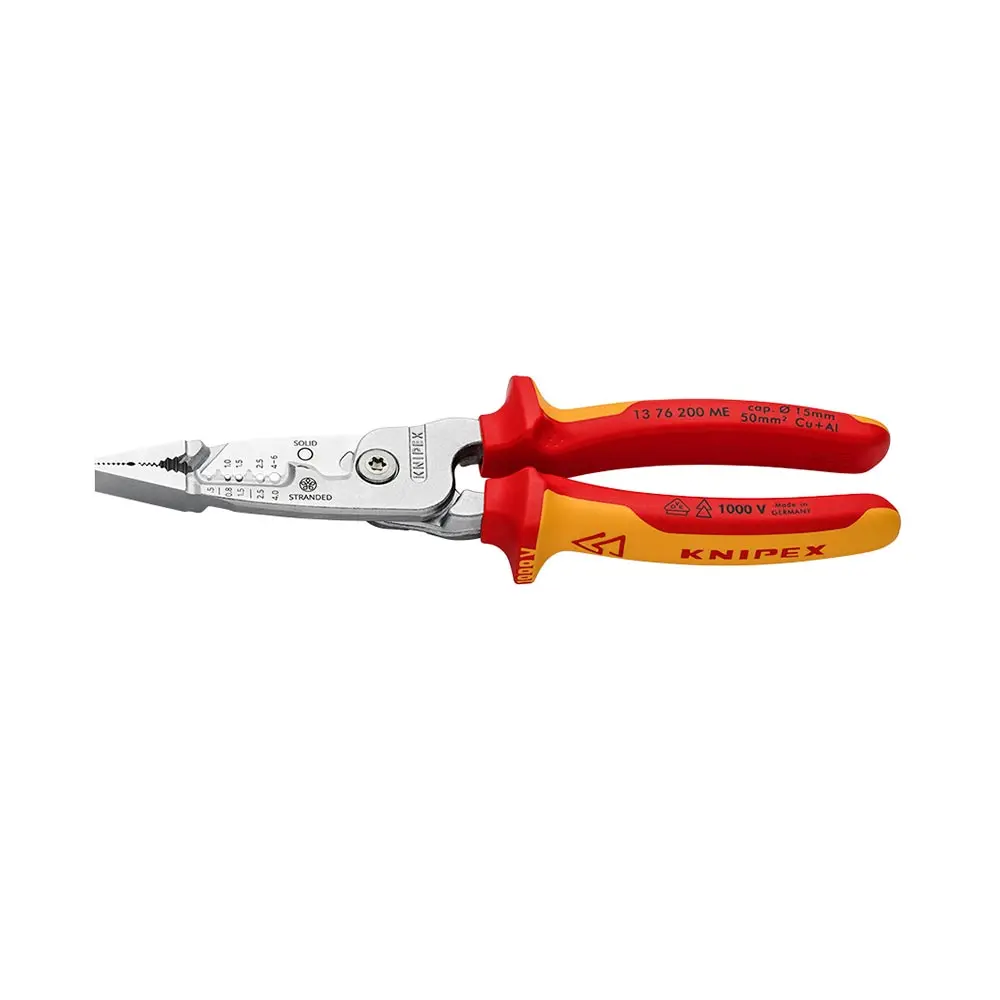 KNIPEX 1000V 200mm Wirestripper Metric 1376200MESB