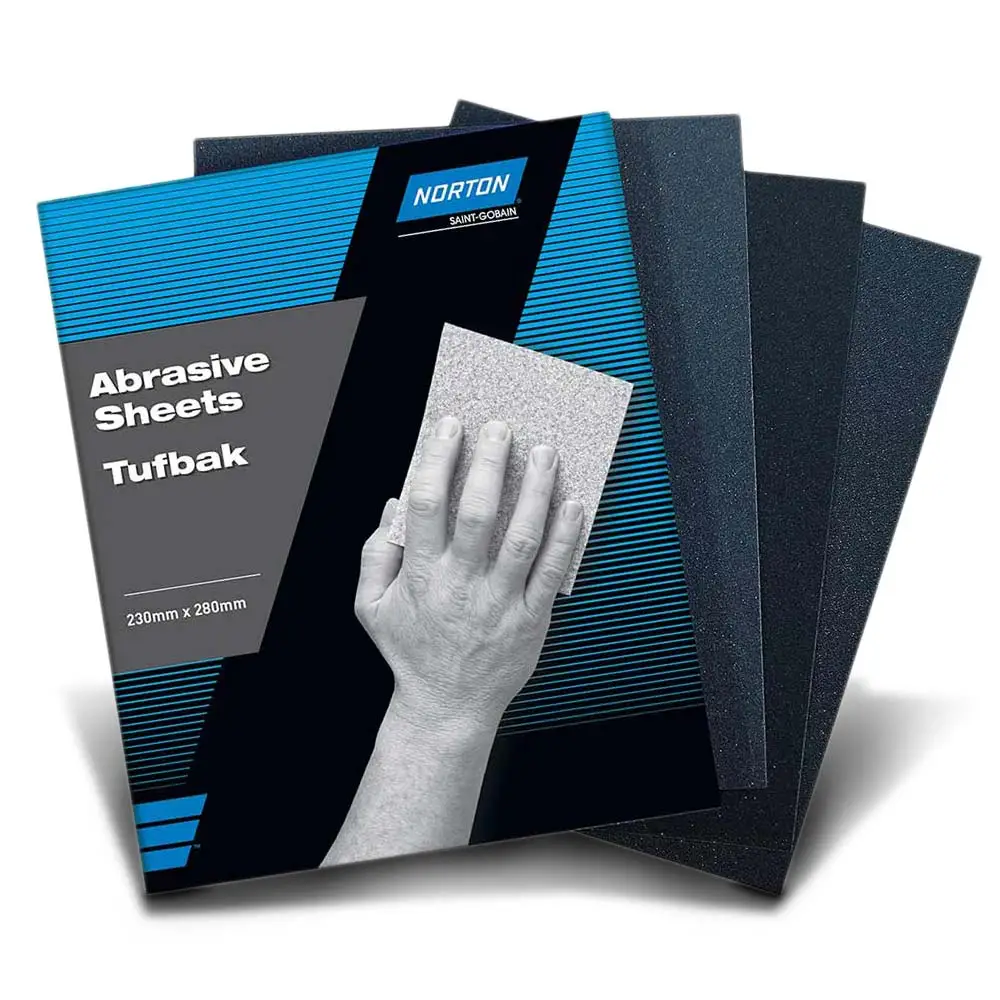 NORTON 230 x 280mm 600-Grit Silicone Carbide Wet & Dry Sandpaper Sheet