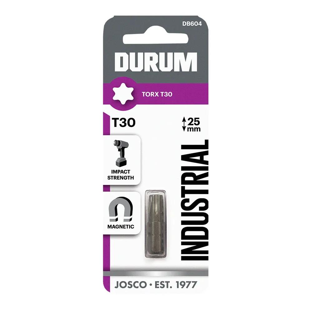 DURUM T30 x 25mm Torx Insert Screwdriver Bit