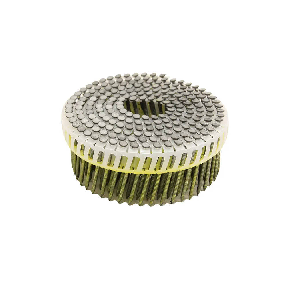 SENCO Cladding Coil Nails Ring Shank Hot Dipped Galvanised - 50mm Box of 1800 BE21ASAUM