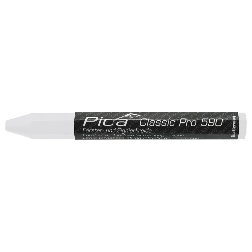PICA Classic Pro 590 Lumber & industrial Marking Crayon White 59052