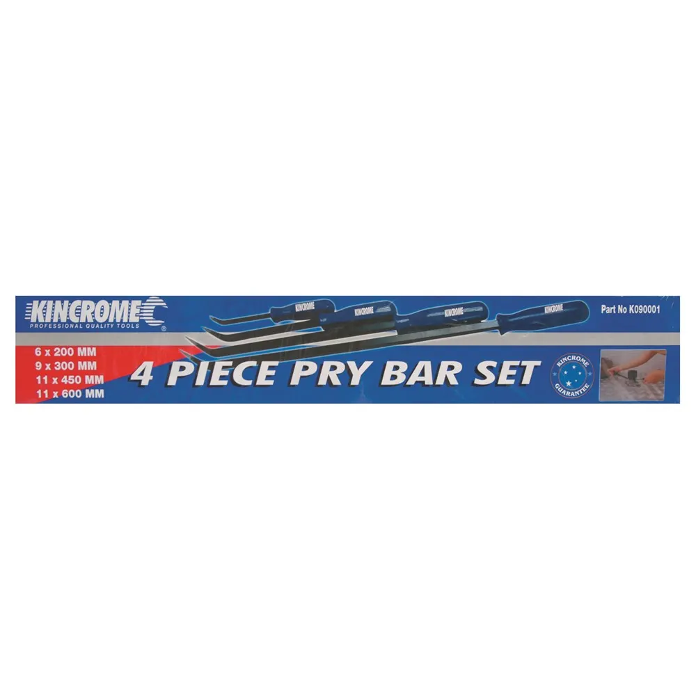 KINCROME 4Pc Pry Bar Set K090001