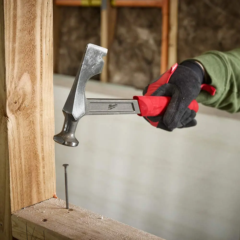 MILWAUKEE 15oz Smooth Face Rubber Grip Drywall Hammer 48229060A
