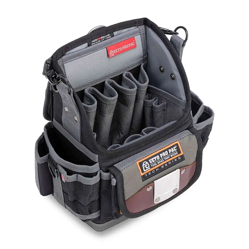 VETO TECH 6 Pocket Tool Pouch w. Hard Base VETOTP6B