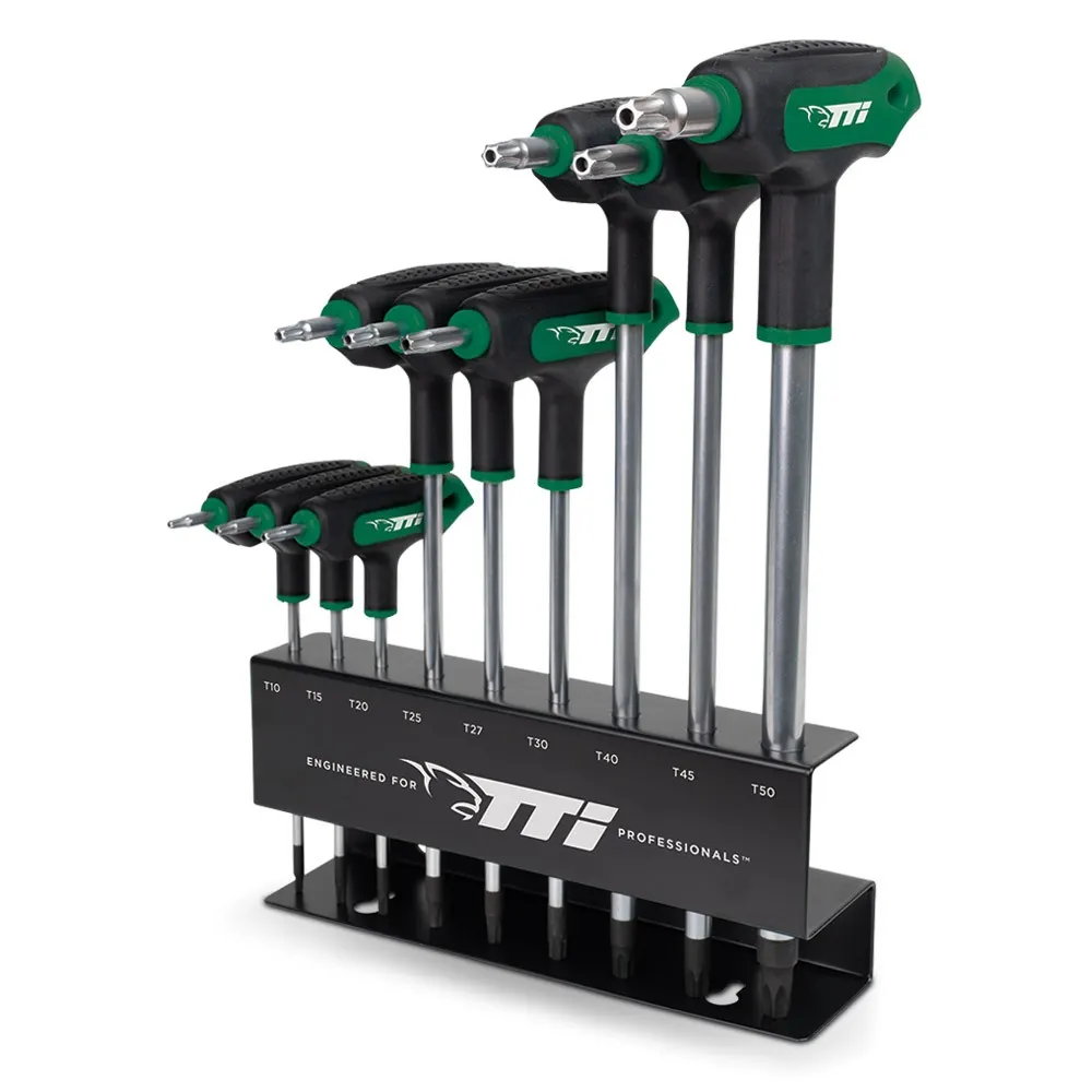 TTI T10-T50 T-Handle Torx Key Set - 9 Piece THTT009