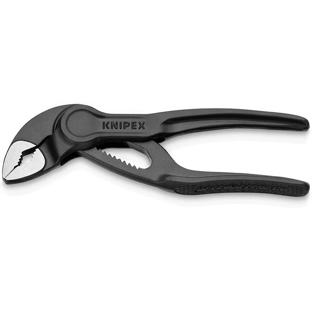 KNIPEX 100mm Cobra Mini Multigrip Plier 8700100BK