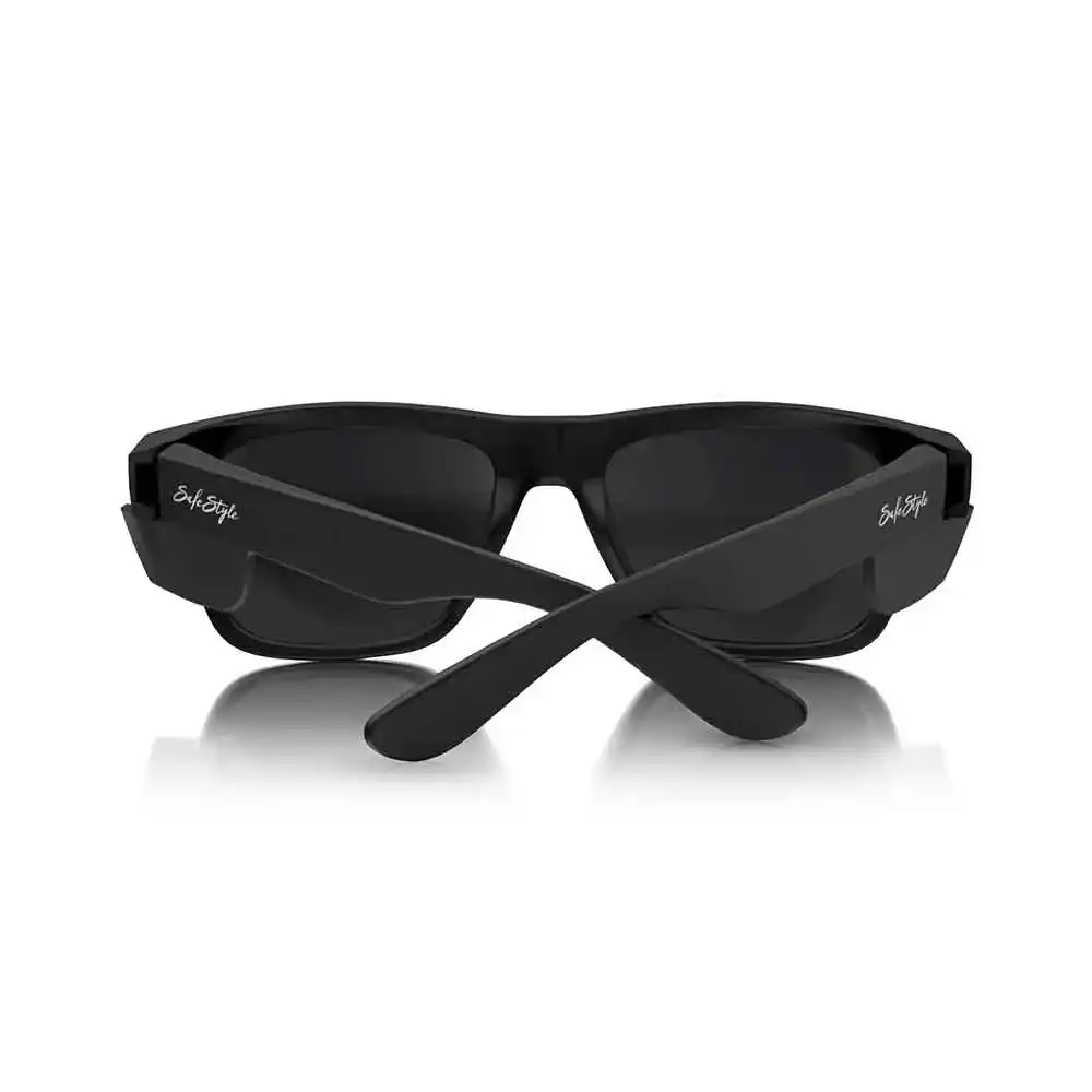 SAFESTYLE Fusions Matte Black Frame Polarised UV400 Lens Safety Glasses FMBP100
