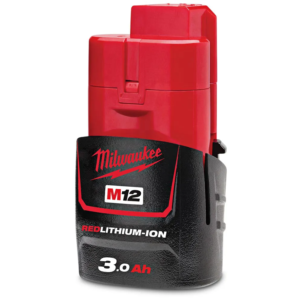 MILWAUKEE 12V RedLithium 3.0Ah Compact Battery M12B3