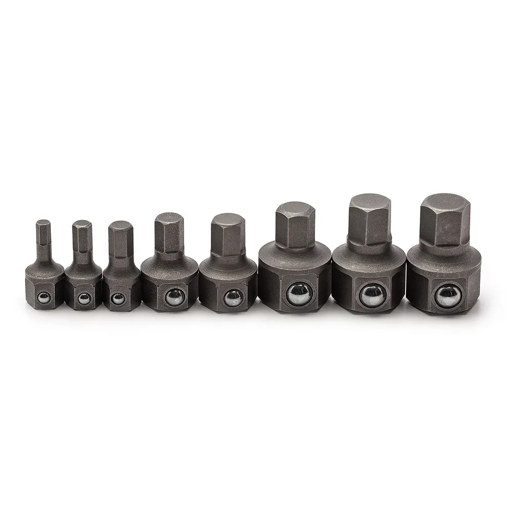 GEARWRENCH 8 pcs Metric Hex Ratcheting Wrench Insert Bit Set 81550