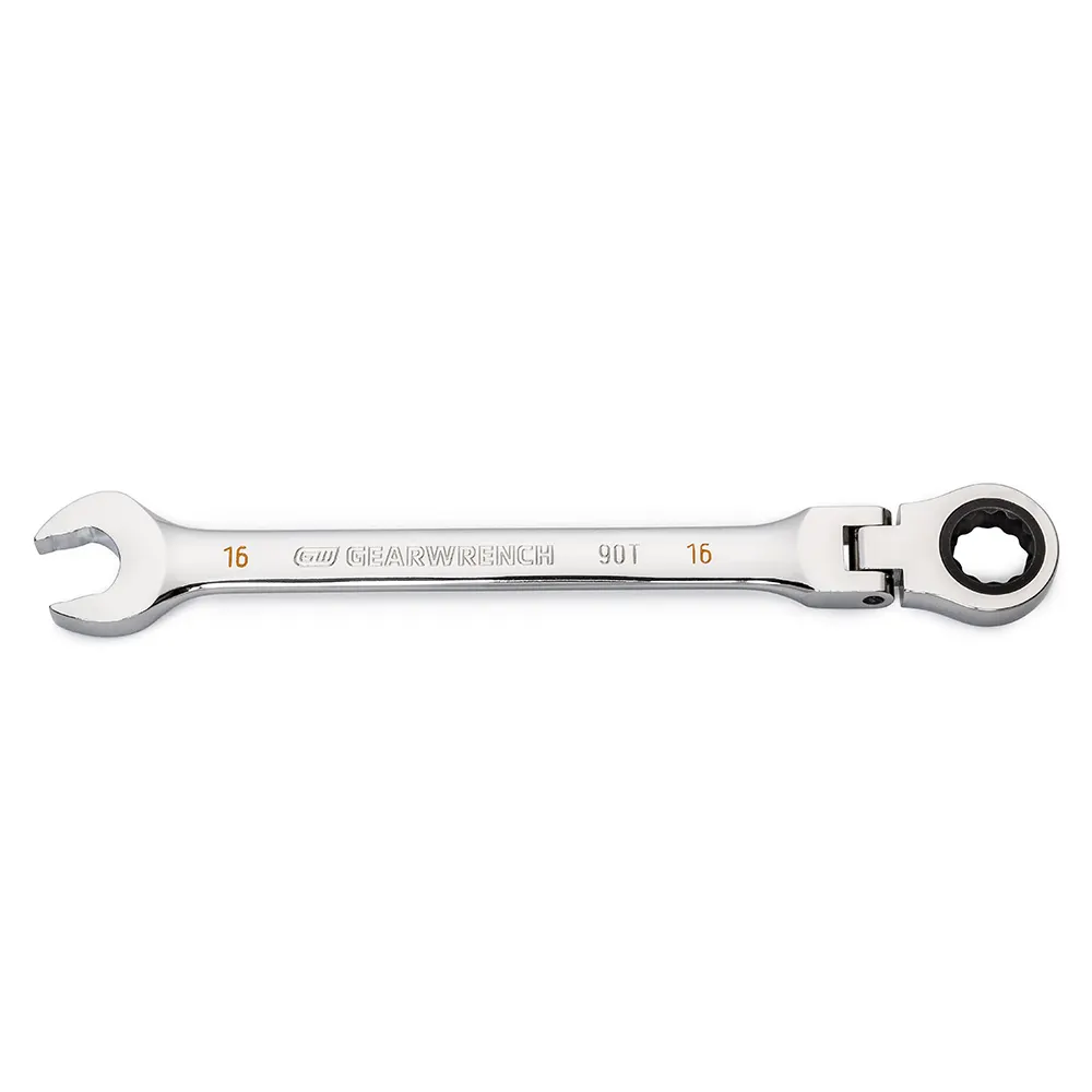 GEARWRENCH 16mm 90T Flexhead Ratcheting Combination Wrench 86716