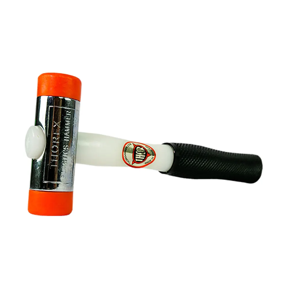 THOR 675g Thorex Plastic Hammer (1 1/2 lb) 38mm Face, Plastic Handle TH412