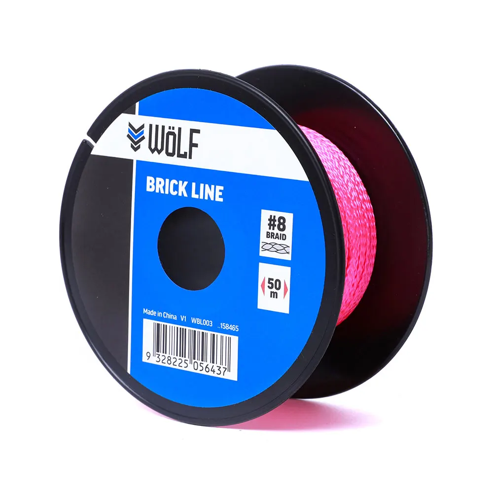 WoLF 50m Fluro Pink Brick Line WBL003