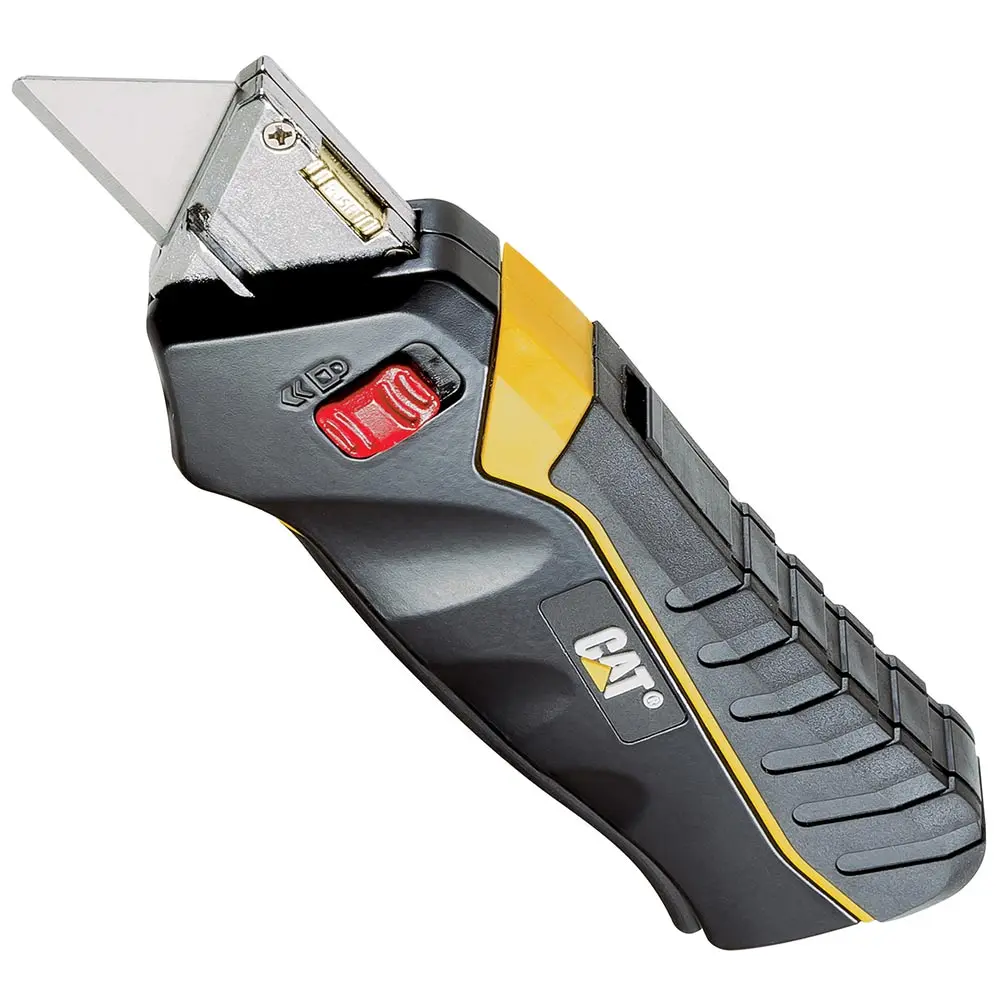 CAT 120mm Safety Utility Knife with 3 Blades 980080