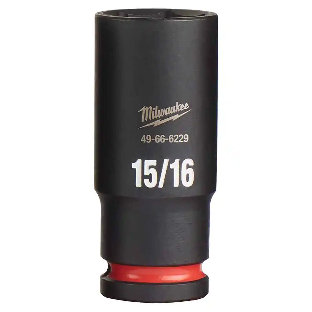 MILWAUKEE SHOCKWAVE 1/2" Drive 15/16" Deep 6 Point Impact Socket 49666229