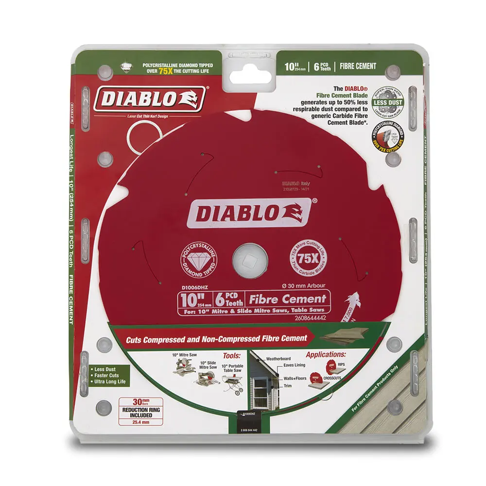 DIABLO 254mm 6T Fibre Cement Saw Blade 2608644442