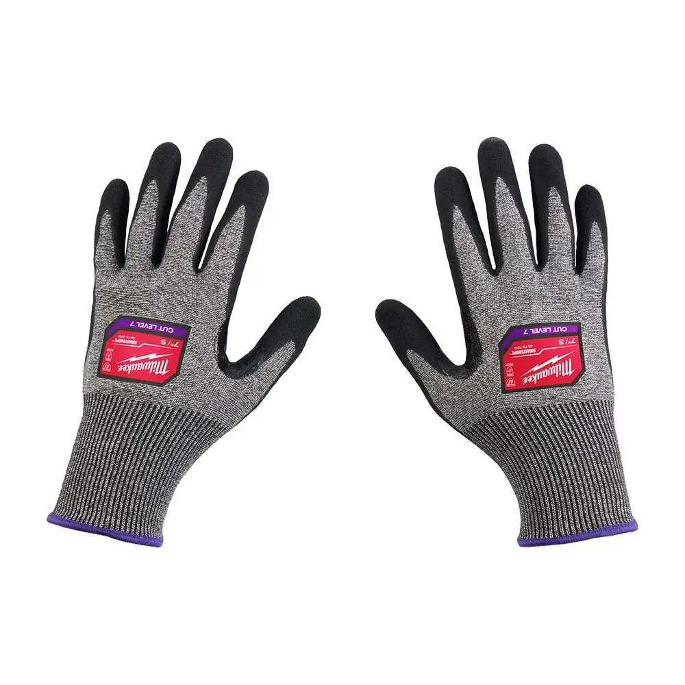 MILWAUKEE Cut F(7) High Dexterity Nitrile Dipped Gloves 48737010
