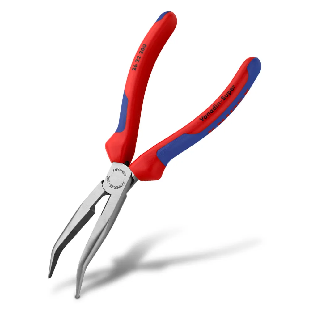 KNIPEX 200mm Snipe Nose Side Cutting Pliers 2622200SB
