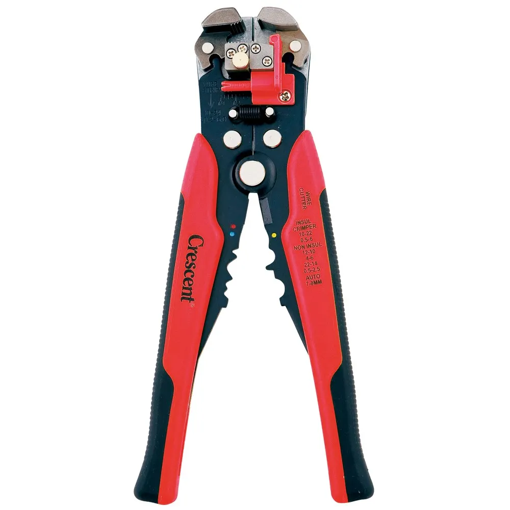 CRESCENT Self-Adjusting Wire Stripper Cutter & Crimper 0.2-6mm CWS1