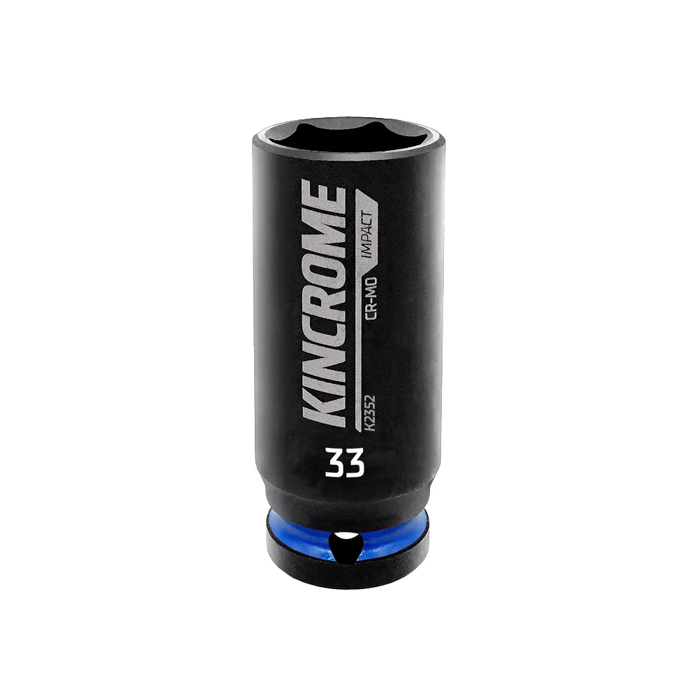 KINCROME 33mm x 1/2inch Drive Metric Deep Impact Socket K2352