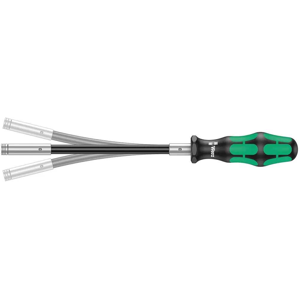 WERA 393 S 1/4" Bitholding Screwdriver Extra Slim w/ Flexible Shaft WER028161