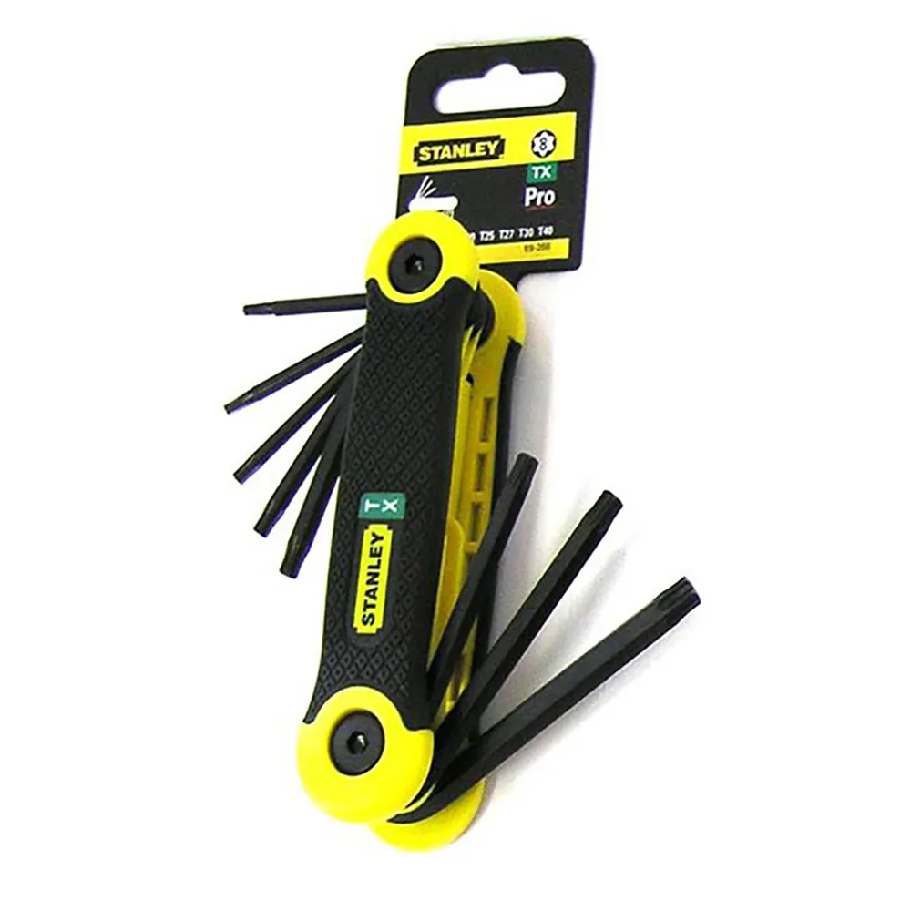 STANLEY Folding Metric Hex Key Set - 8 Piece 69-264