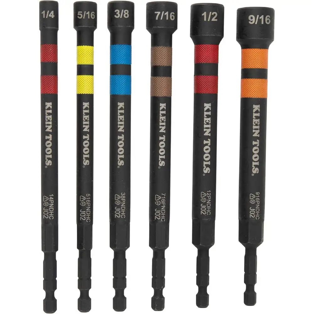 KLEIN Impact Rated Nutsetter Ratcheting Screwdriver Set - 7 Piece A-32950