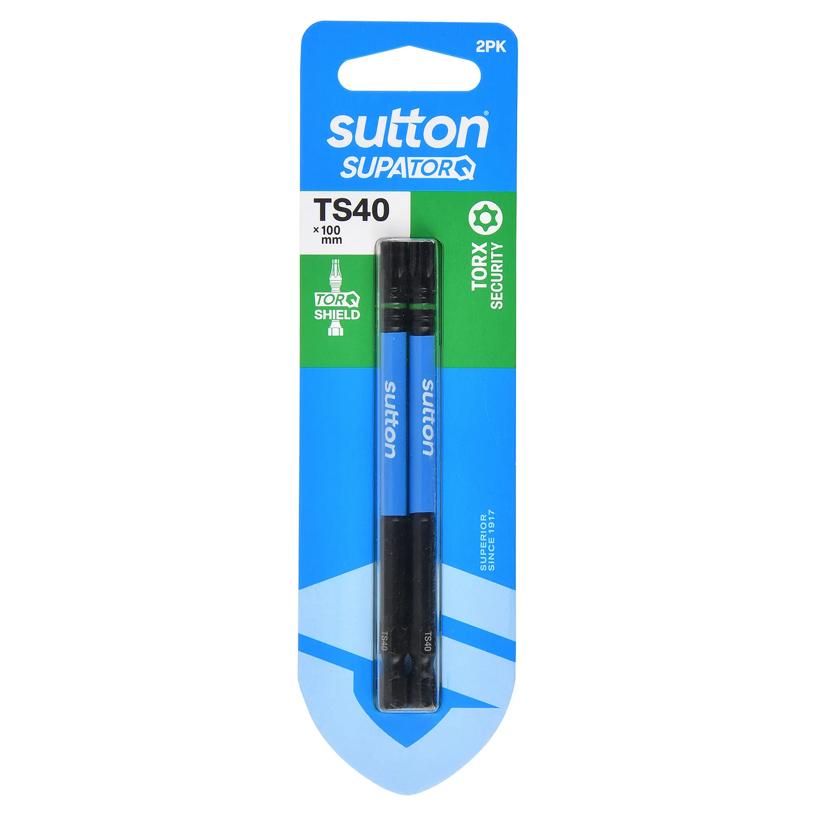 SUTTON SUPATORQ TS40X100mm Torx Security Screwdriver Bit - 2 Piece S214H02E40