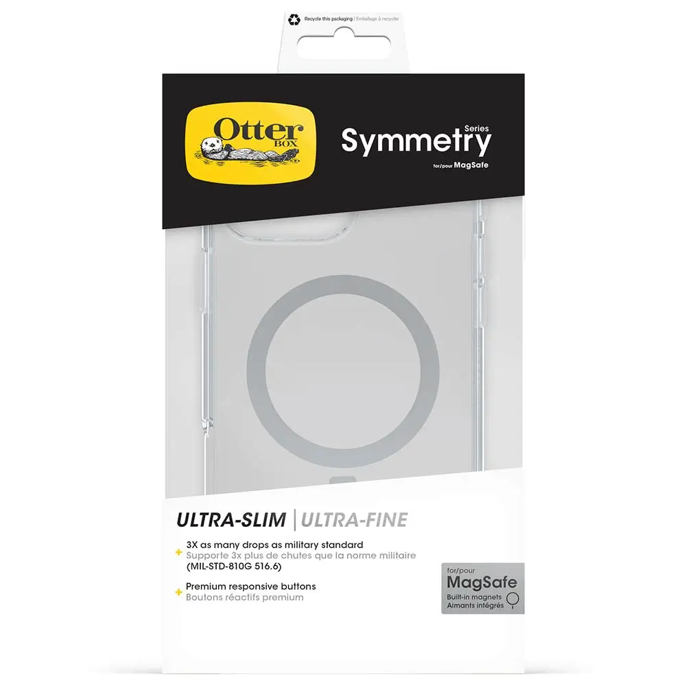 OTTERBOX Symmetry Clear MagSafe Case - For iPhone 16 Pro Max - Clear 77-96417