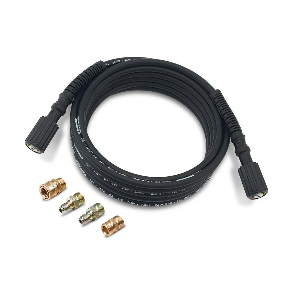 KARCHER 10m 3600PSI with 4 Adaptors Pressure Washer Hose 87569980
