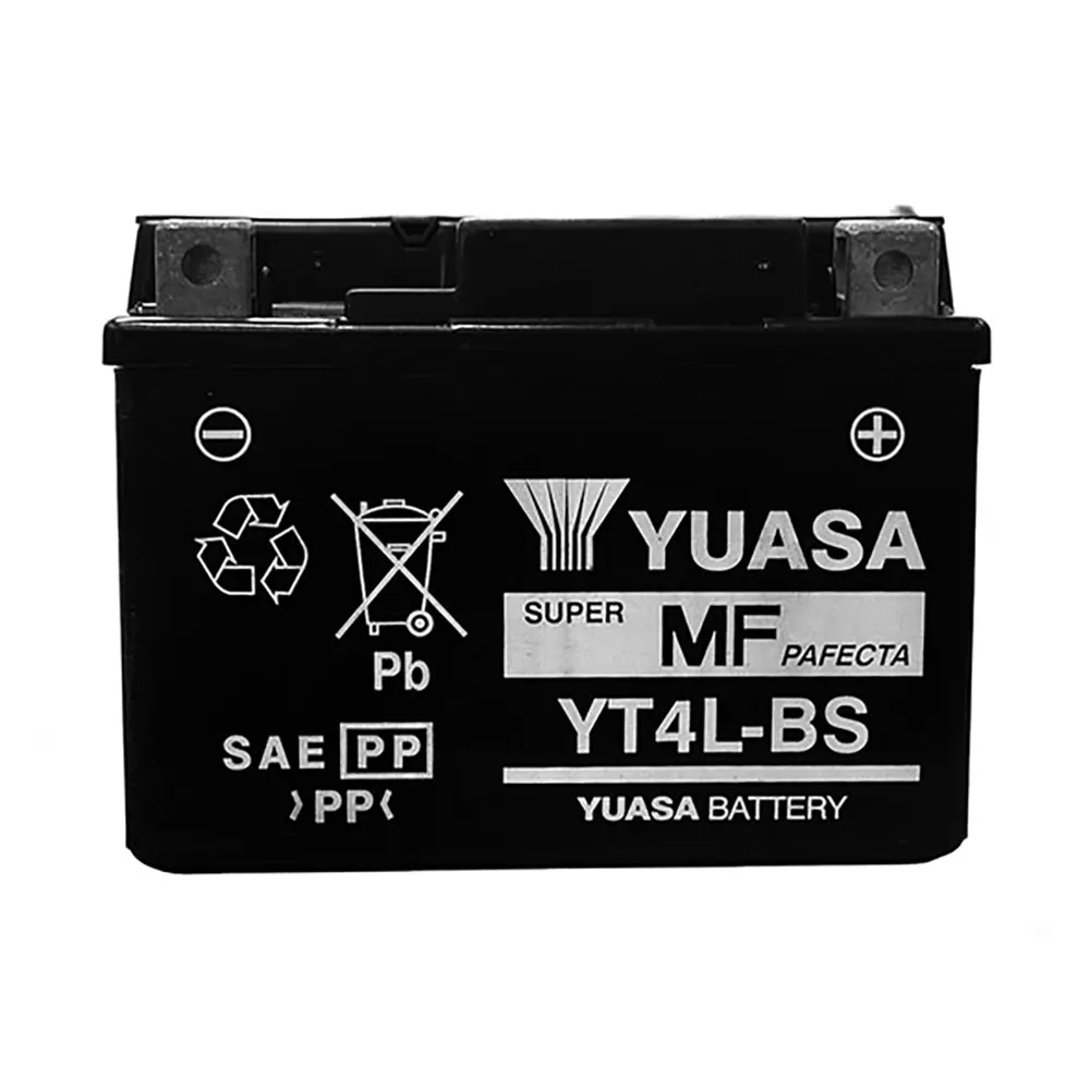 YUASA MOTORCYCLE YT4L-BS Motorcycle Battery 156005