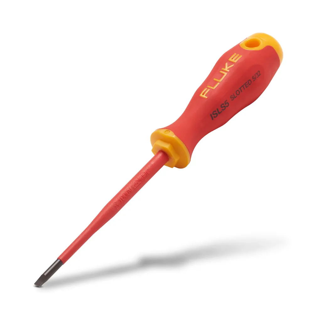 FLUKE 4mm x 100mm 1000v 5/32 blade Insulated Slotted Screwdriver FLUISLS5