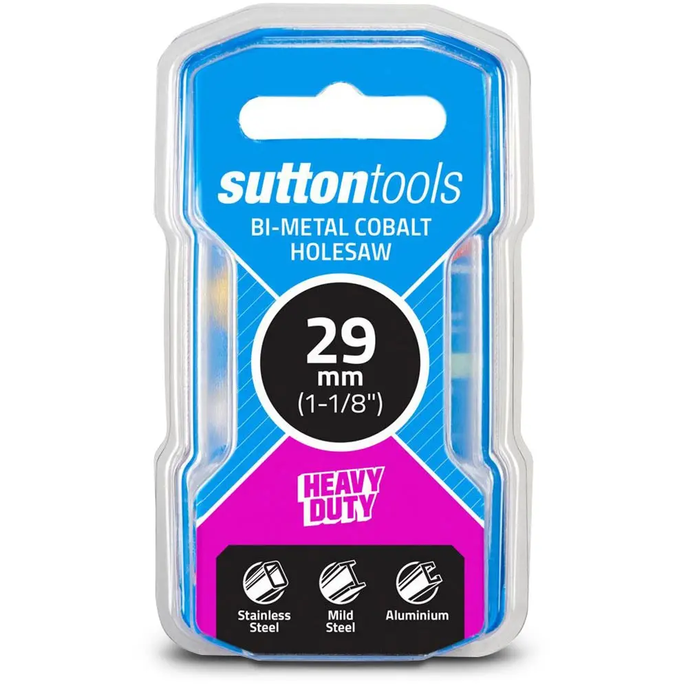 SUTTON 29mm (1.1/8inch) Bi-Metal Cobalt Holesaw
