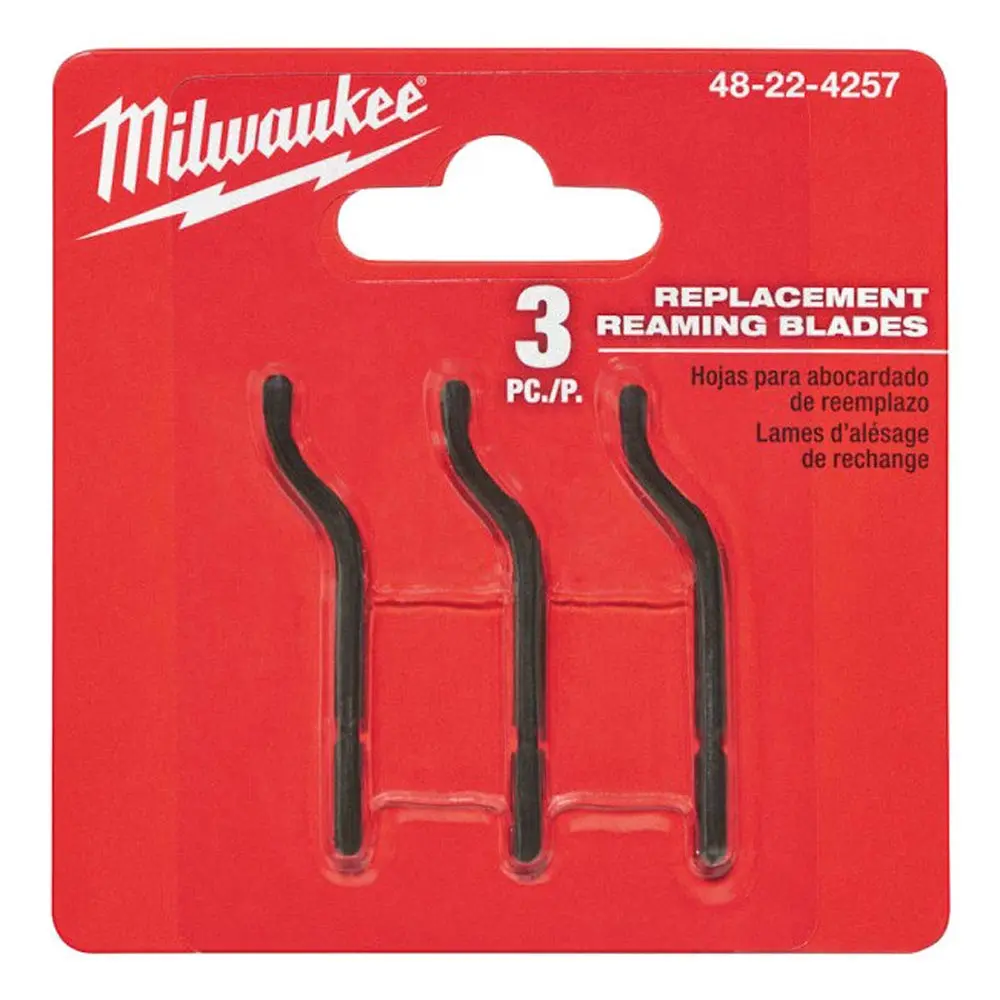 MILWAUKEE Reaming Blades Replacements - 3 Piece 48224257