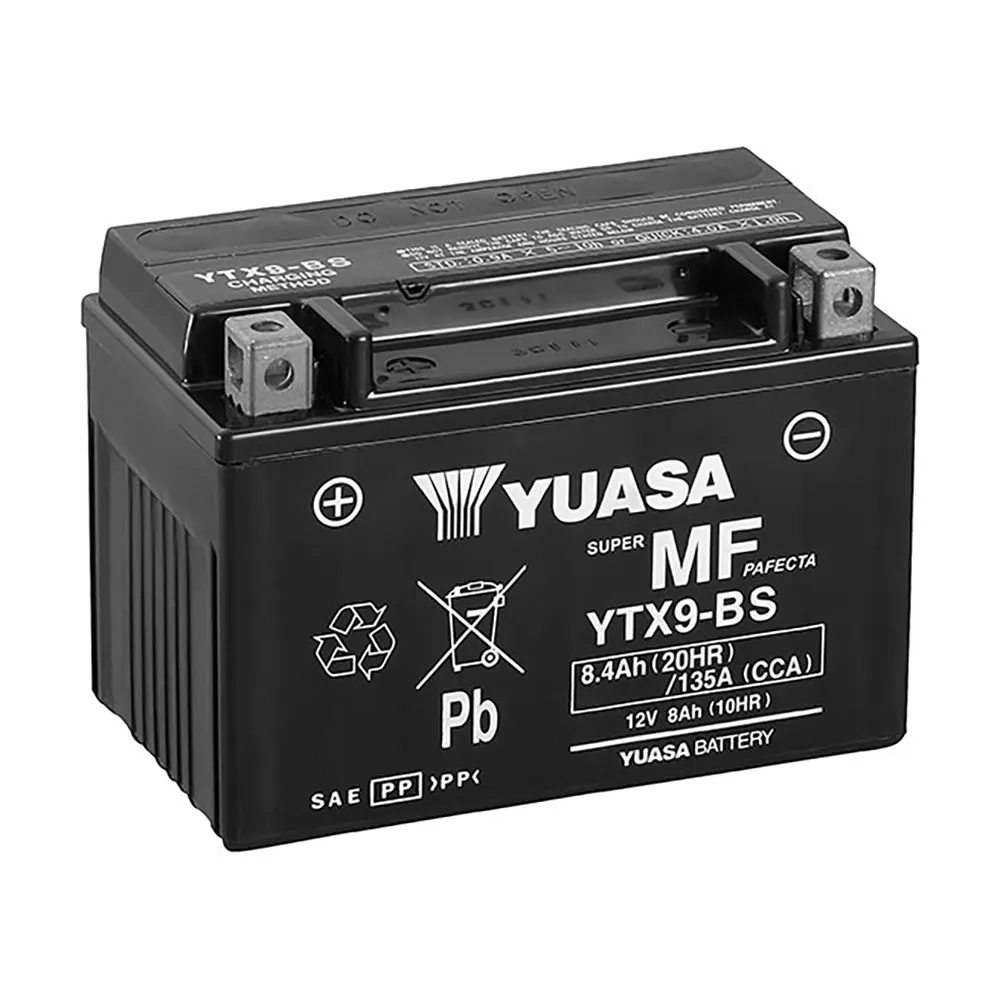 YUASA MOTORCYCLE YTX9-BS Motorcycle Battery 156027