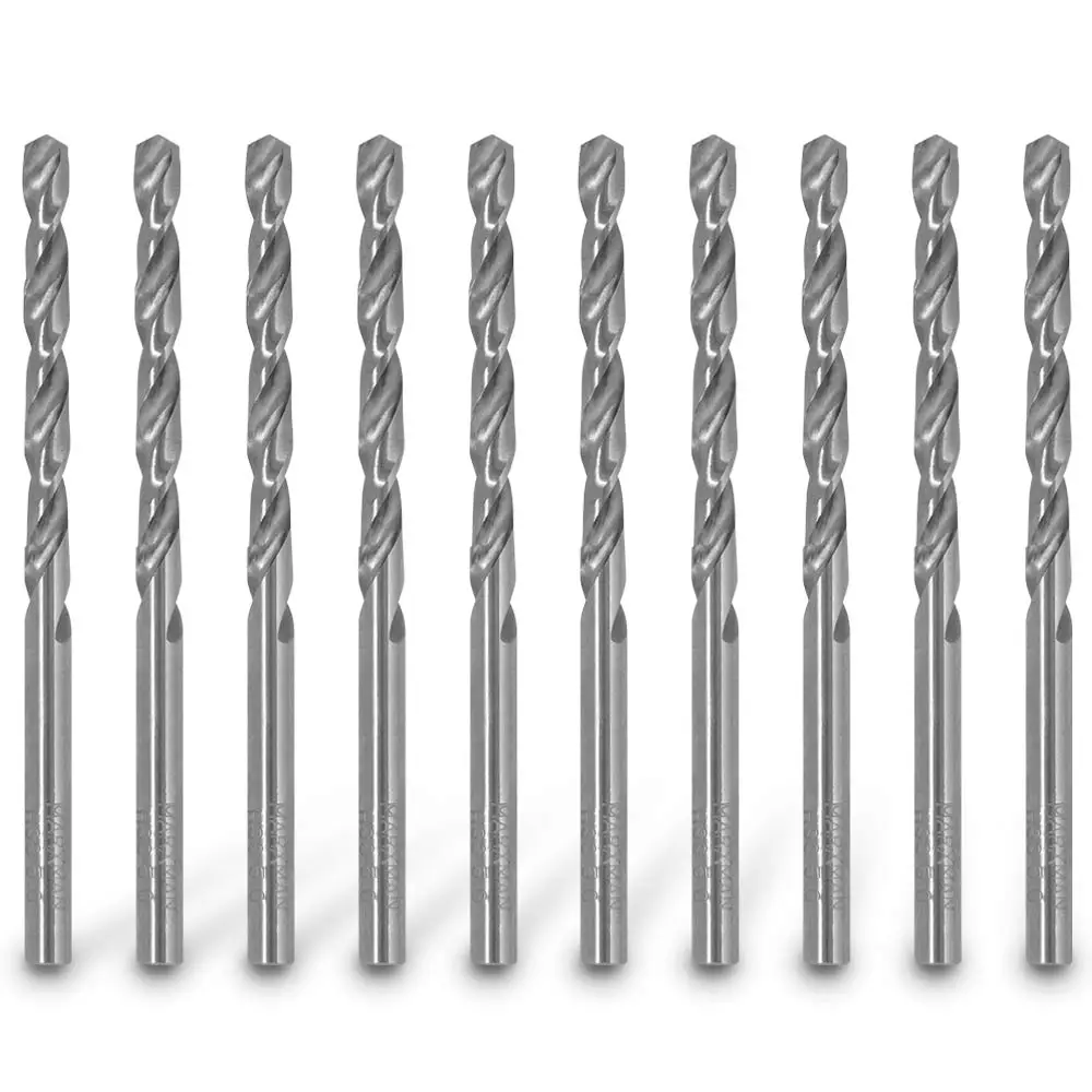 MARXMAN 5.0x85mm HSS Metal Jobber Drill Bit - 10 Piece MHSS5MM10PC