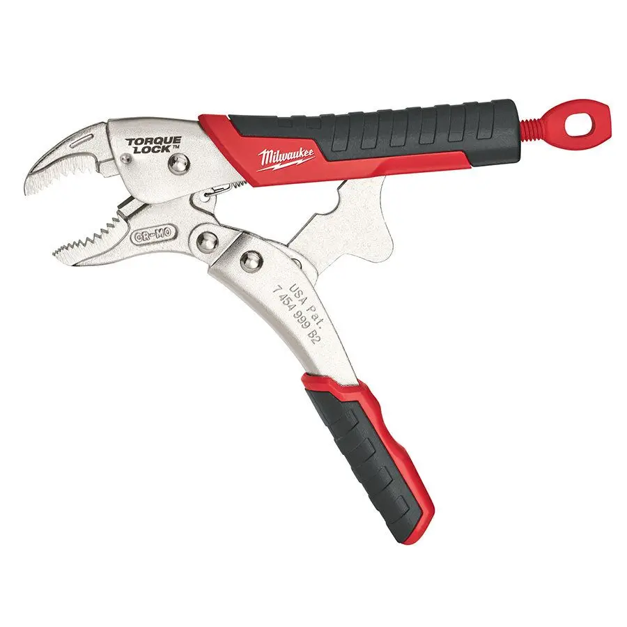 MILWAUKEE Torque Lock 175mm Curved Jaw Soft Grip Locking Plier 48223407