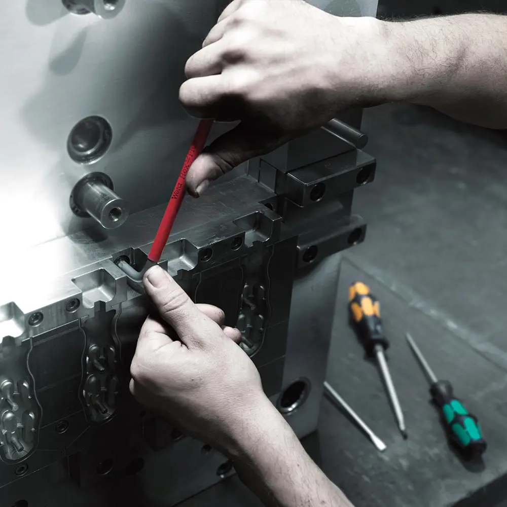 WERA 950/9 Hex-Plus Multicolour 1 Metric BlackLaser L-Key Set - 9 Piece WER022089