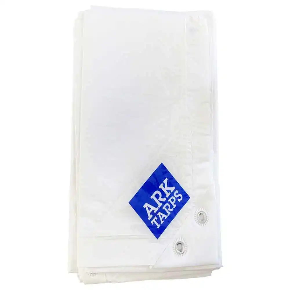 ARK TARPS 4M X 6M White Heavy Duty Tarp 15WX0040T0060