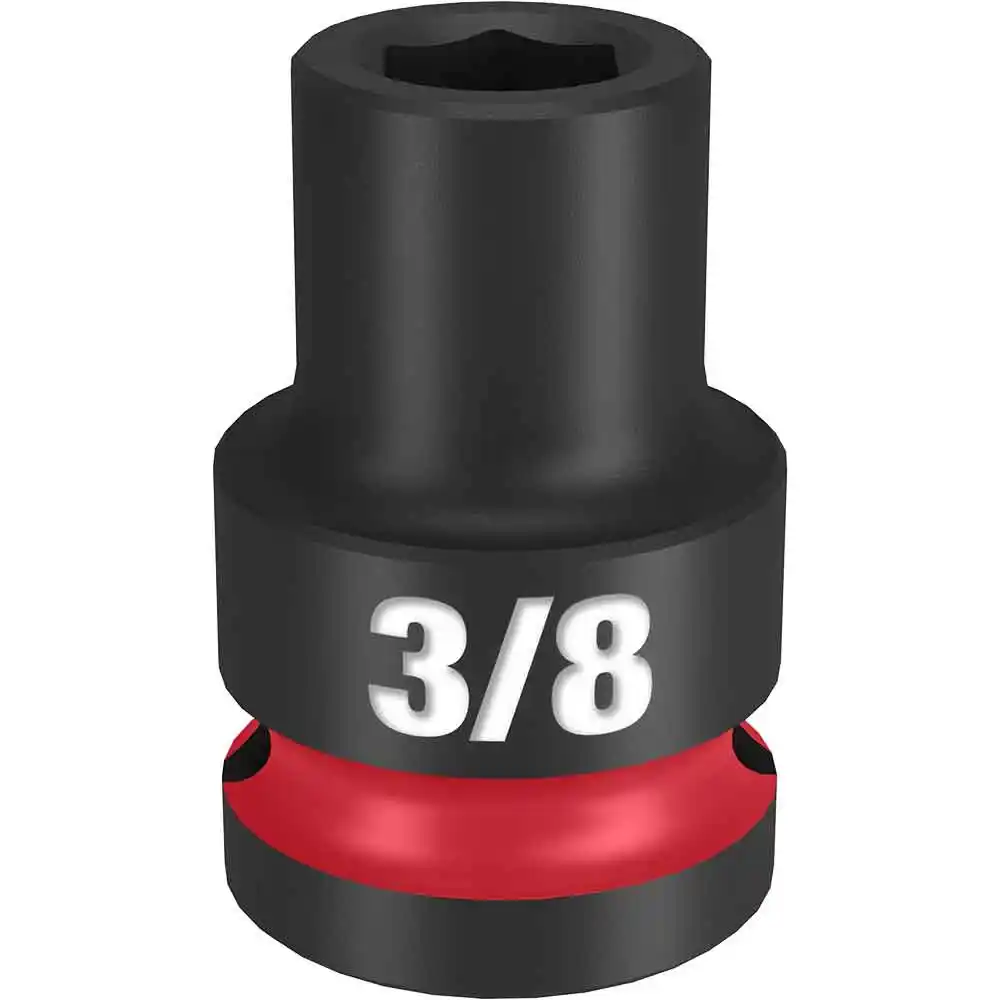 MILWAUKEE SHOCKWAVE 1/2" Drive 3/8" Standard 6 Point Impact Socket 49666200