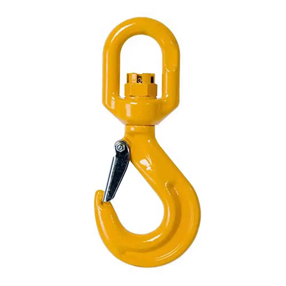 BEAVER 7-8mm G80 Eye Swivel Hook w/ Safety Latch 885407