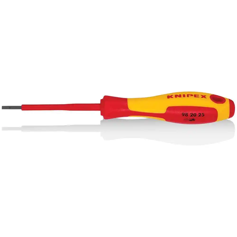 KNIPEX 2.5 x 75mm 1000V VDE Screwdriver 982025