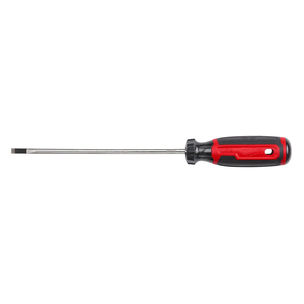 MILWAUKEE 4.7mm x 152mm USA Made Acetate Soft Grip Handle Slot Screwdriver MT212