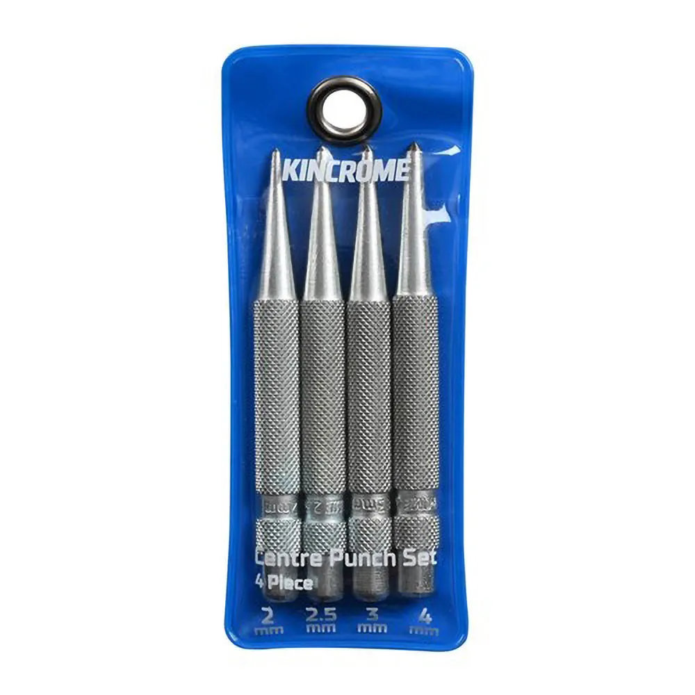 KINCROME 4 Piece 2-4mm Centre Punch Set K9435