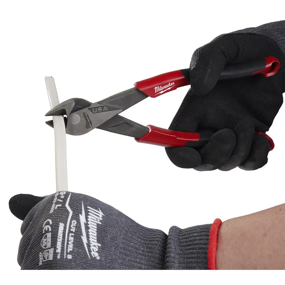 MILWAUKEE 203mm USA Made Comfort Grip Handle Diagonal Cutter Plier MT558
