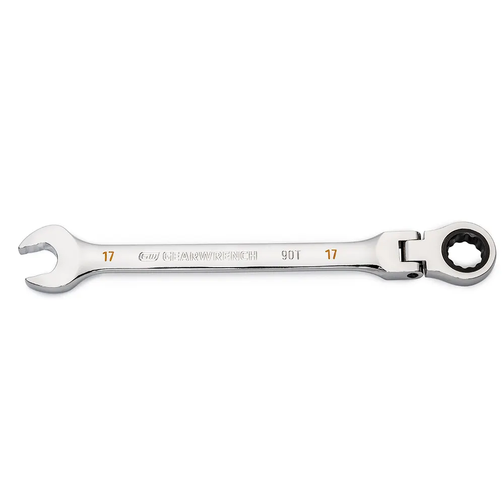 GEARWRENCH 17mm 90T Flexhead Ratcheting Combination Wrench 86717