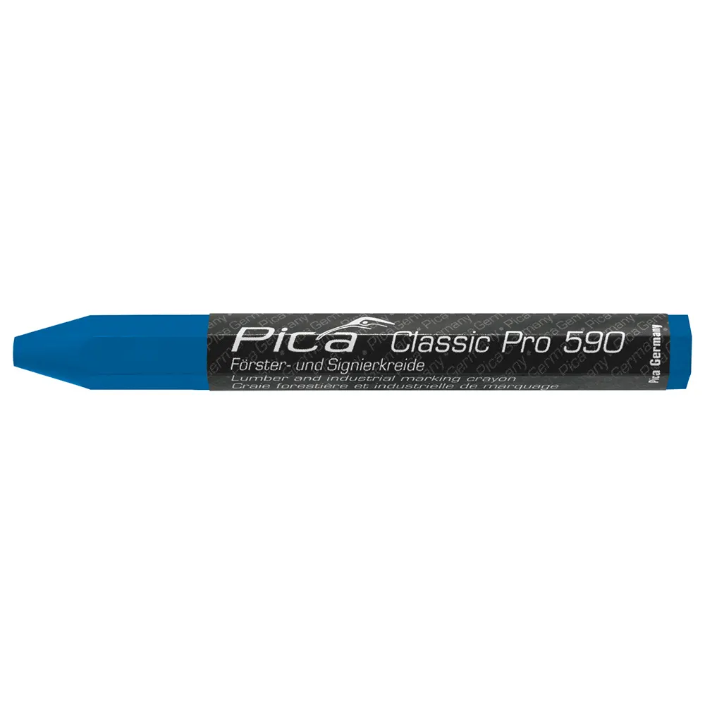 PICA Classic Pro 590 Lumber & Industrial Marking Crayon Blue 59041