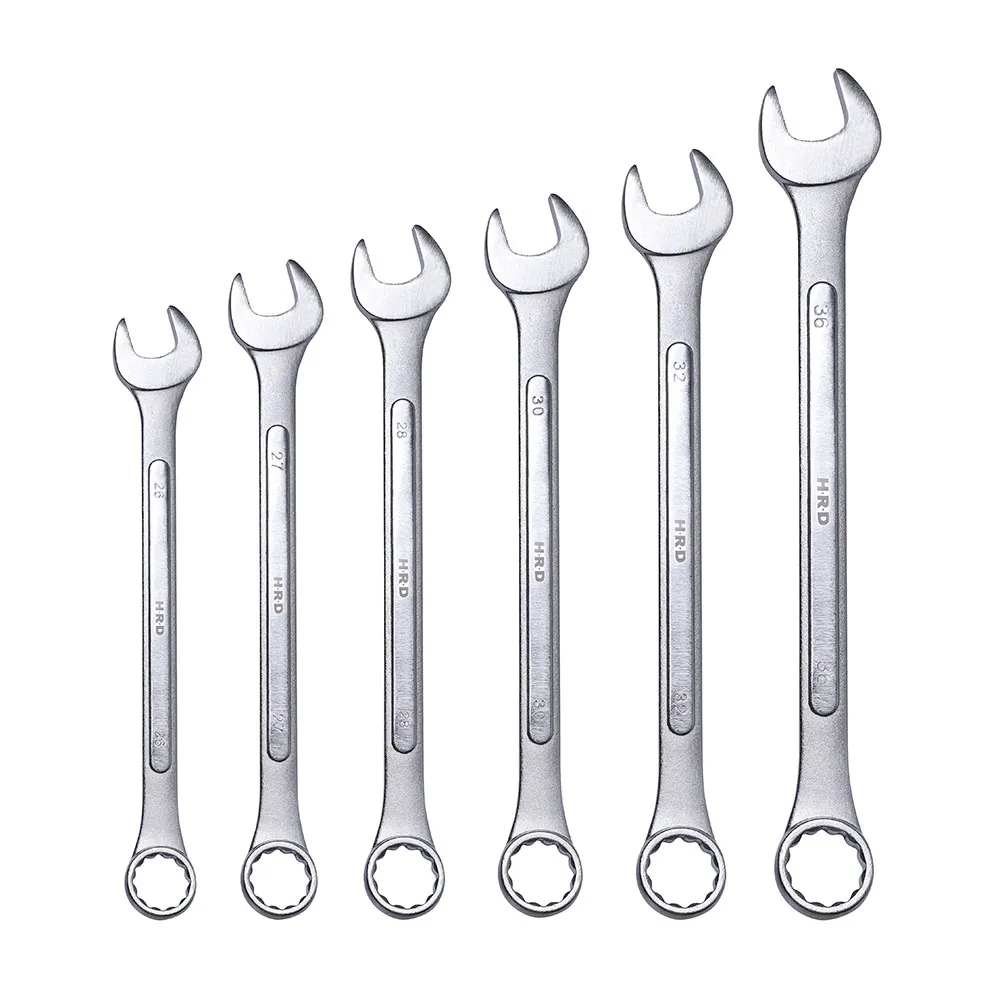HRD 6 Piece 26-36mm Jumbo Ring & Open End Spanner Set HCSSM6